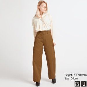 UNIQLO JW ANDERSON U WIDE-FIT CURVED PANTS SZ 2